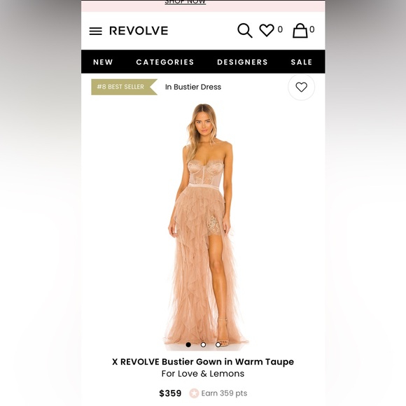 Revolve gown - Picture 1 of 1